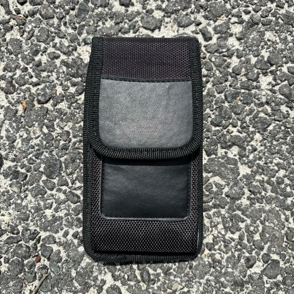 Universal Black Phone Pouch Case - Protective Belt/Bag Sleeve